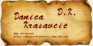 Danica Krasavčić vizit kartica